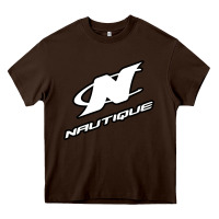 Chocolate Brown Nautique Boats Heavy Core Tee - linhVisuals