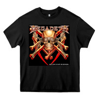 Black Megadeath Chains Heavy Core Tee - linhVisuals