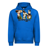 Cobalt tenesse state cowhide serape cactus Urban Hoodie - RanaPortraitStore