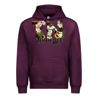 Mauve Wine tenesse state cowhide serape cactus Urban Hoodie - RanaPortraitStore