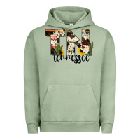 Pigment Oil Green tenesse state cowhide serape cactus Urban Hoodie - RanaPortraitStore