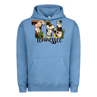 Pigment Pebble Blue tenesse state cowhide serape cactus Urban Hoodie - RanaPortraitStore