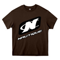 Chocolate Brown Nautique Boats Heavy Core Tee - linhVisuals