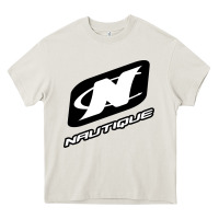 Cream Nautique Boats Heavy Core Tee - linhVisuals