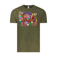 Vintage Olive Every Bunny Favorite Teacher Easter Vintage Tee - CowhideDigitalArt