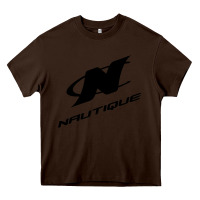 Chocolate Brown Nautique Boats Heavy Core Tee - linhVisuals