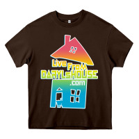 Chocolate Brown live from daryl house Heavy Core Tee - linhVisuals