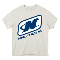 Cream Nautique Boats Heavy Core Tee - linhVisuals