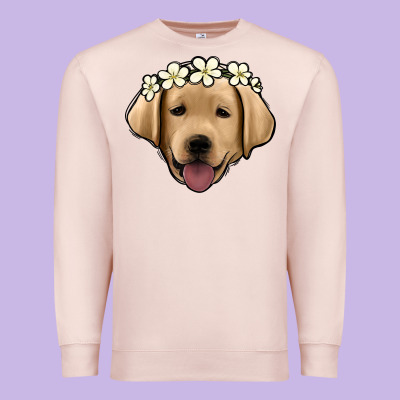 Labrador Premium Sweatshirt Designed By Jasminsmagicworld