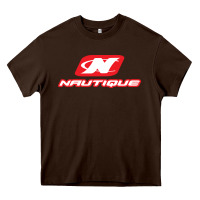 Chocolate Brown Nautique Boats Heavy Core Tee - linhVisuals