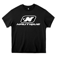 Black Nautique Boats Heavy Core Tee - linhVisuals