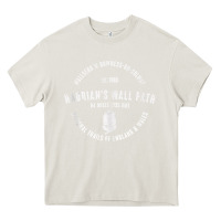 Cream hadrians wall path england wales hikes tank top Heavy Core Tee - linhVisuals