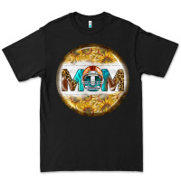 Black american football round earrings Premium Tee - BundleAndBundleShop