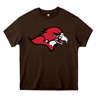 Chocolate Brown benedictine, mesa, college Heavy Core Tee - linhVisuals