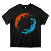 Black spirit of the north Heavy Core Tee - linhVisuals