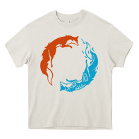 Cream spirit of the north Heavy Core Tee - linhVisuals