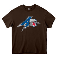 Chocolate Brown unc asheville bulldogs Heavy Core Tee - linhVisuals