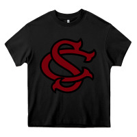 Black usc baseball Heavy Core Tee - linhVisuals