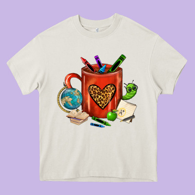 Teacher Crayons Coffee Mug Heavy Core Tee Designed By Fadigitalartstudio