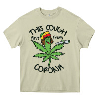 Mossy Funny Weed Leaf Heavy Core Tee - linhVisuals