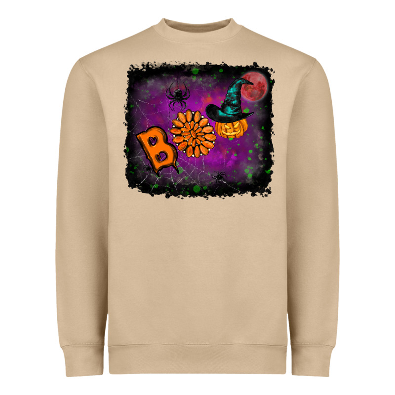 Boo Gemstone Halloween Pumpkin Heavyweight Sweatshirt by RanaPortraitStore | Teevron