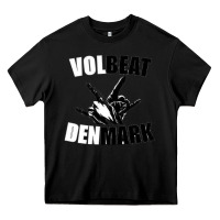 Black volbeat denmark Heavy Core Tee - linhVisuals