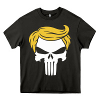 Asphalt trump skull Heavy Core Tee - linhVisuals