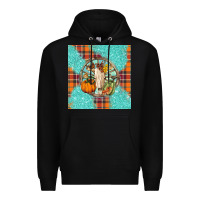 Black fall bull skull Premium Hoodie - BarkalooDesign