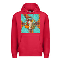 Cardinal fall bull skull Premium Hoodie - BarkalooDesign