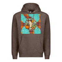 Coffee fall bull skull Premium Hoodie - BarkalooDesign