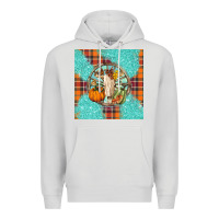 Dove Grey fall bull skull Premium Hoodie - BarkalooDesign