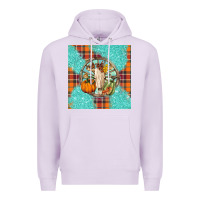 Lilac fall bull skull Premium Hoodie - BarkalooDesign