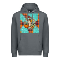 Rock fall bull skull Premium Hoodie - BarkalooDesign