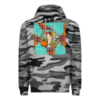 Slate Camo fall bull skull Premium Hoodie - BarkalooDesign