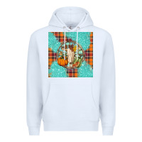 White fall bull skull Premium Hoodie - BarkalooDesign