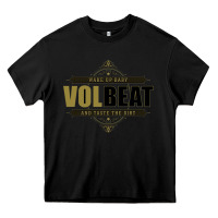 Black volbeat wake up baby Heavy Core Tee - linhVisuals