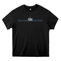Black Seton Hall University Heavy Core Tee - linhVisuals