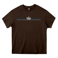 Chocolate Brown Seton Hall University Heavy Core Tee - linhVisuals