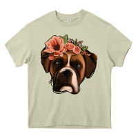 Mossy floral boxer Heavy Core Tee - Jasminsmagicworld