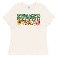 Bone Summer Vibes Ladies Tee - CowhideDigitalArt