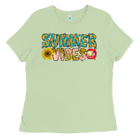 Matcha Summer Vibes Ladies Tee - CowhideDigitalArt