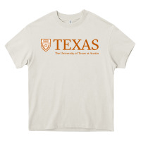 Cream The University of Texas Austin Heavy Core Tee - linhVisuals