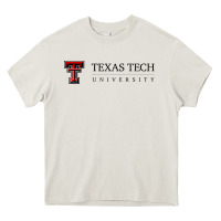 Cream Texas Tech University Heavy Core Tee - linhVisuals