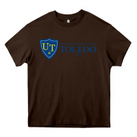 Chocolate Brown The University of Toledo Heavy Core Tee - linhVisuals