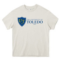Cream The University of Toledo Heavy Core Tee - linhVisuals
