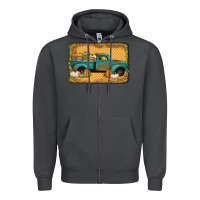 Smoke pumpkin farm truck Zipper Hoodie - Jasminsmagicworld