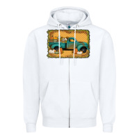 White pumpkin farm truck Zipper Hoodie - Jasminsmagicworld