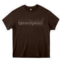 Chocolate Brown the dead rabbit Heavy Core Tee - linhVisuals