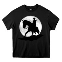 Black red dead redemption Heavy Core Tee - linhVisuals