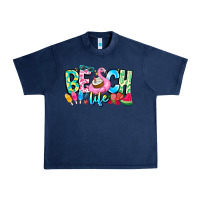 Navy Besch Life Urban Heavy Tee - CowhideDigitalArt